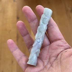 Natural jadeite jade carved ornament